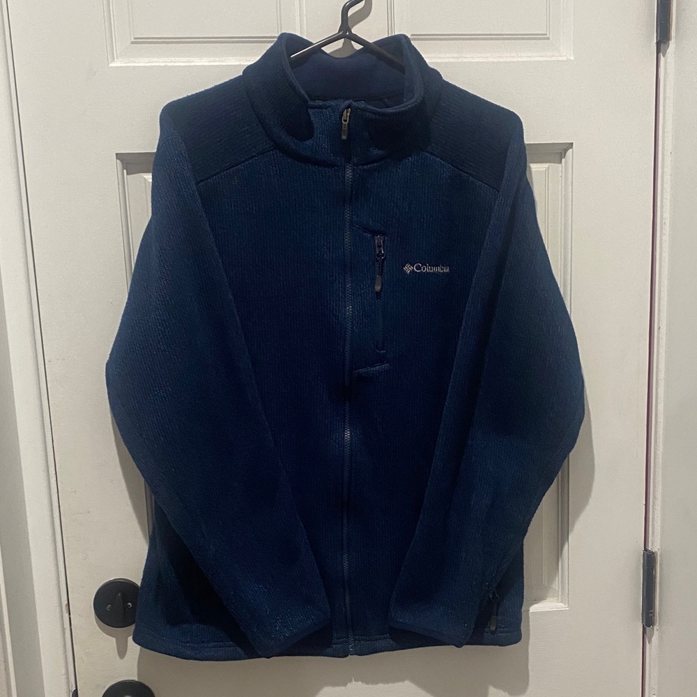 Columbia Deep Blue Full-Zip Fleece